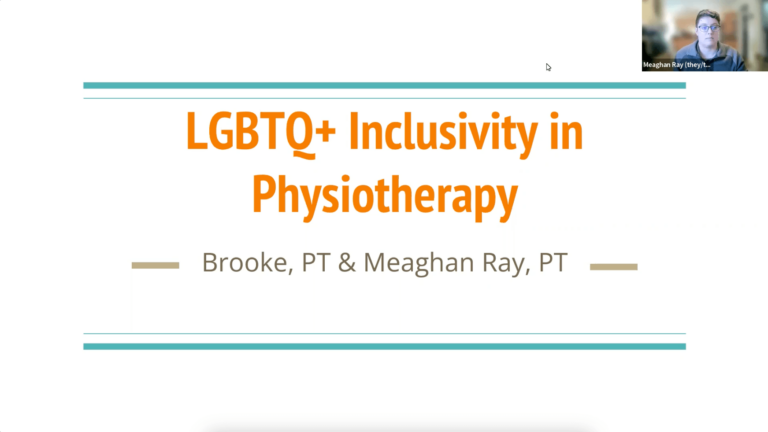 LGBTQ+ Inclusivity in Physiotherapy