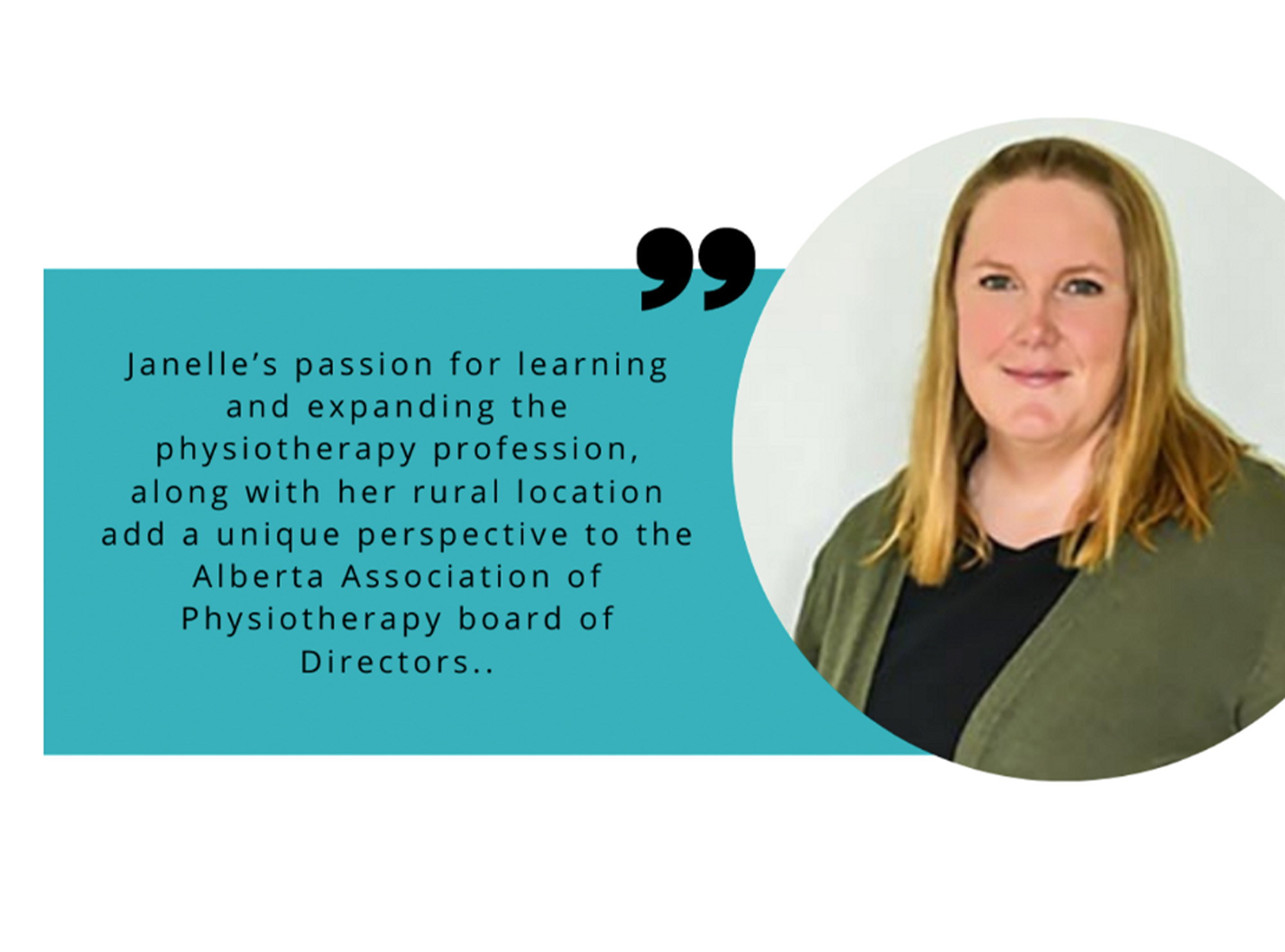 Physio Spotlight: Janelle van Heeren - The Alberta Physiotherapy ...