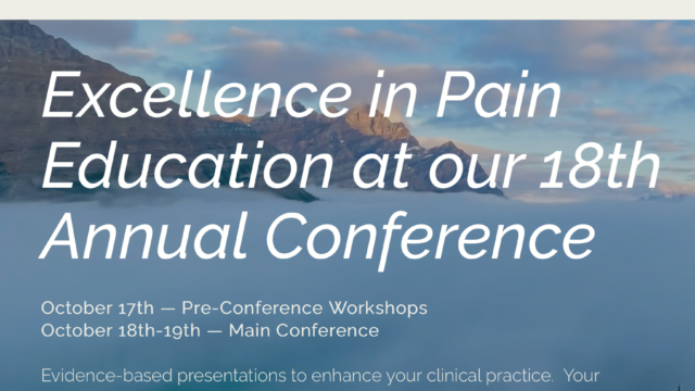 Alberta Pain Society’s Annual Conference